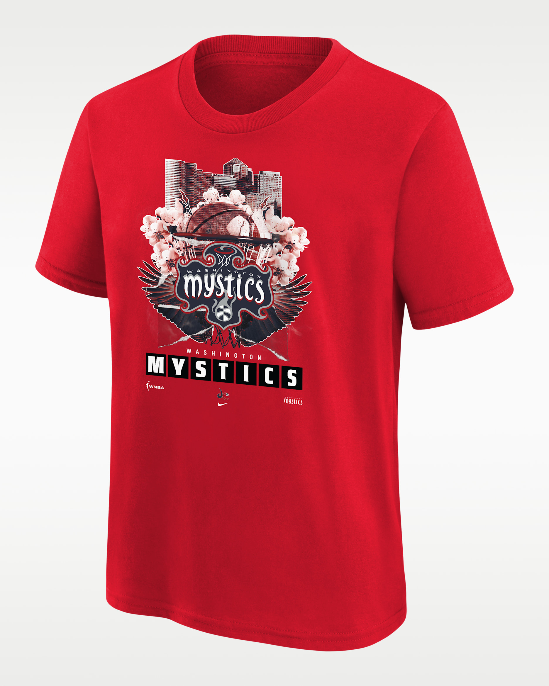 NIKE WNBA Washington Mystics Tシャツ Washington Mystics Big Kids' Nike WNBA T-Shirt. Nike.com
